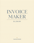 Invoice Maker cover — Snatched Schedule