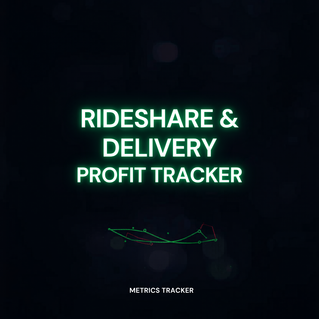 Rideshare & Delivery Profit Tracker cover — Snatched Schedule