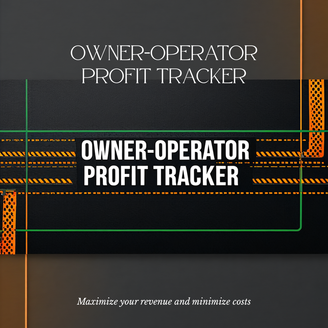 Owner-Operator Profit Tracker cover — Snatched Schedule